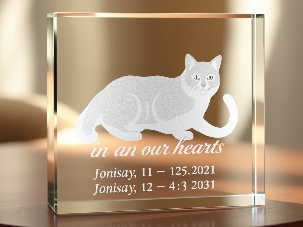 Cat Memorial Plaque