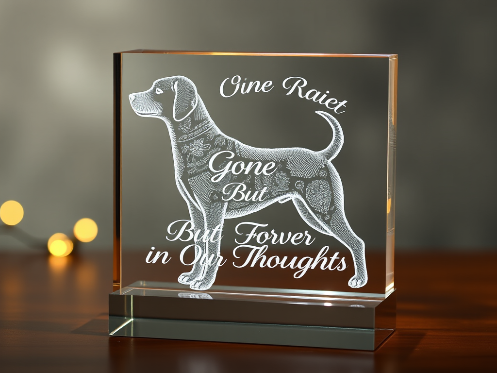 Dog Memorial Plaque